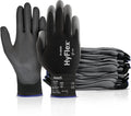HyFlex 11-600 Light Duty Nylon Work Gloves - Tactile Palm Protection