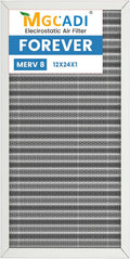 12x24x1 HVAC Furnace Air Filter - Washable MERV 8 Lifetime