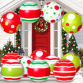 12 Pcs 16 in Giant Christmas Inflatable Balls - Outdoor Holiday