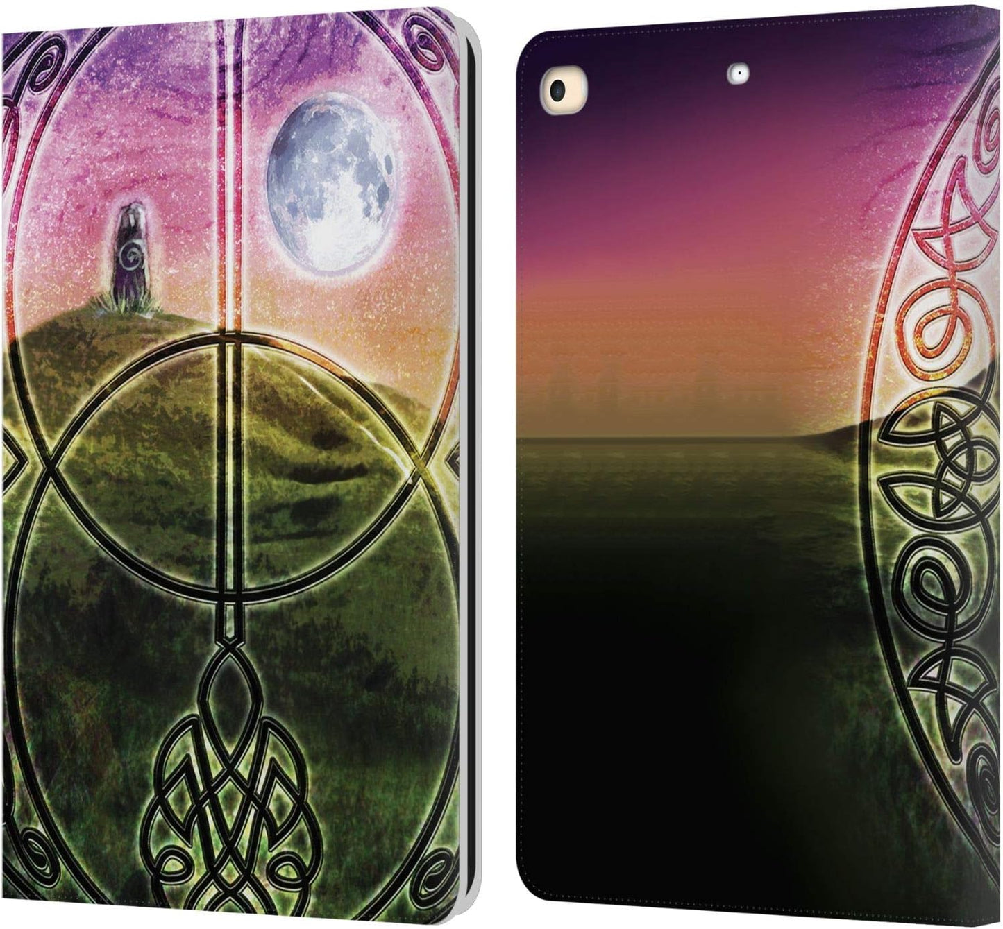 Brigid Ashwood Stone Sacred Space Celtic Wisdom Leather Wallet Case