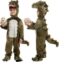T-rex Costume Toddler & Kids Jumpsuit with Egg - Cute Realistic Dino