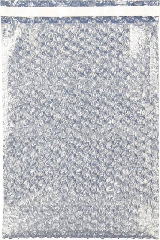 Clear Self-Sealing Bubble Out Bag Pouches for Safe Shipping