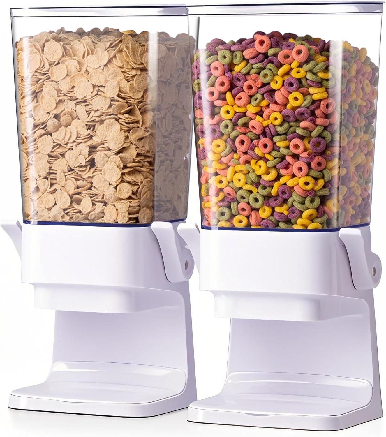 Cereal Dispenser Countertop 2Pc for Organized Kitchen Storage