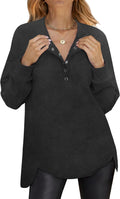 ANRABESS Women's Stylish Long Sleeve Henley for Effortless Fashion
