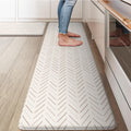 Anti Fatigue Kitchen Mat for Floor - Cushioned 2PC Kitchen Rugs Set