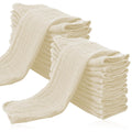 Cute Castle 24 Pack Muslin Burp Cloths for Baby - Super Absorbent Set