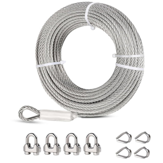 1/4 Stainless Steel Cable for Ziplines and Deck Railings