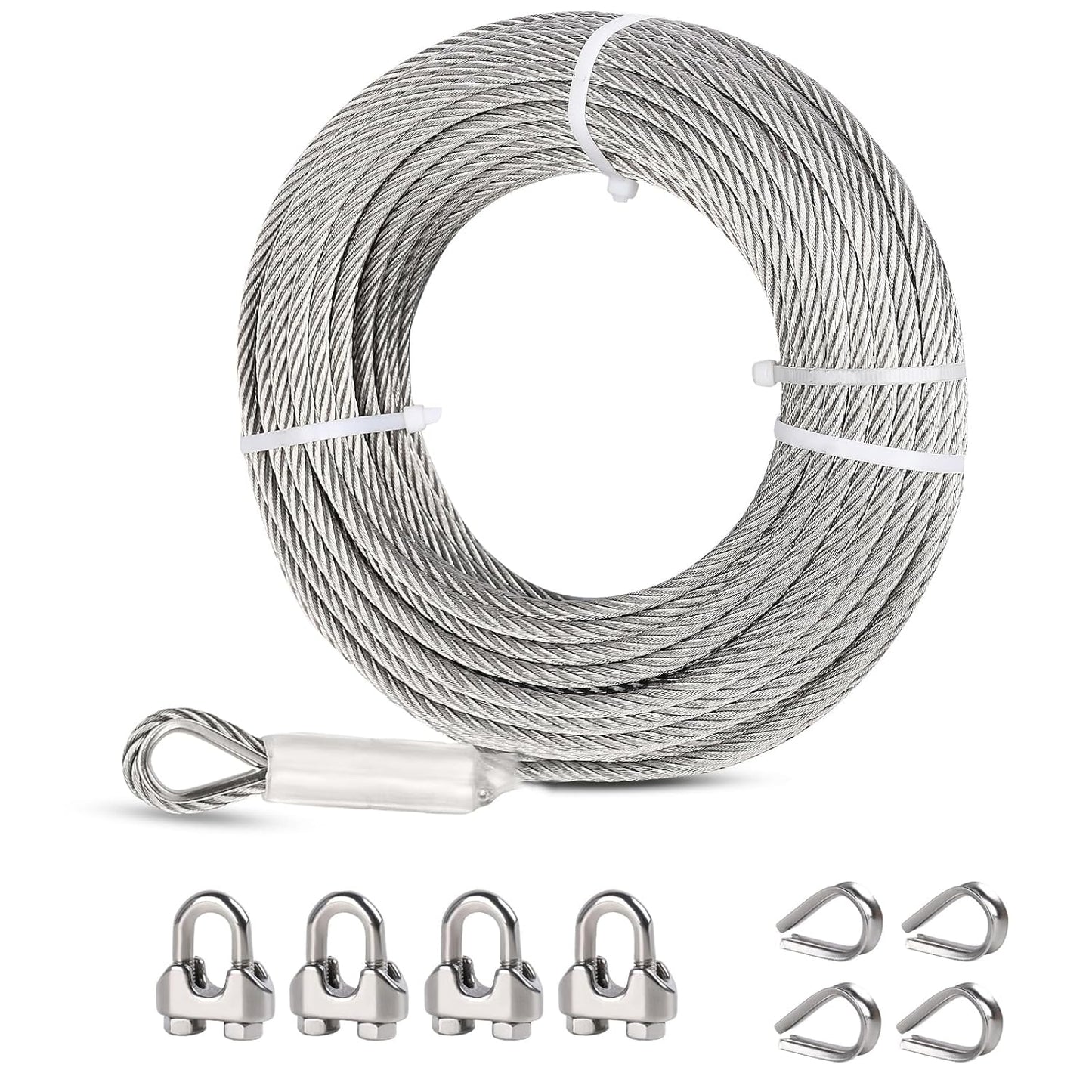 1/4 Stainless Steel Cable for Yard Zipline and Boat Lifts