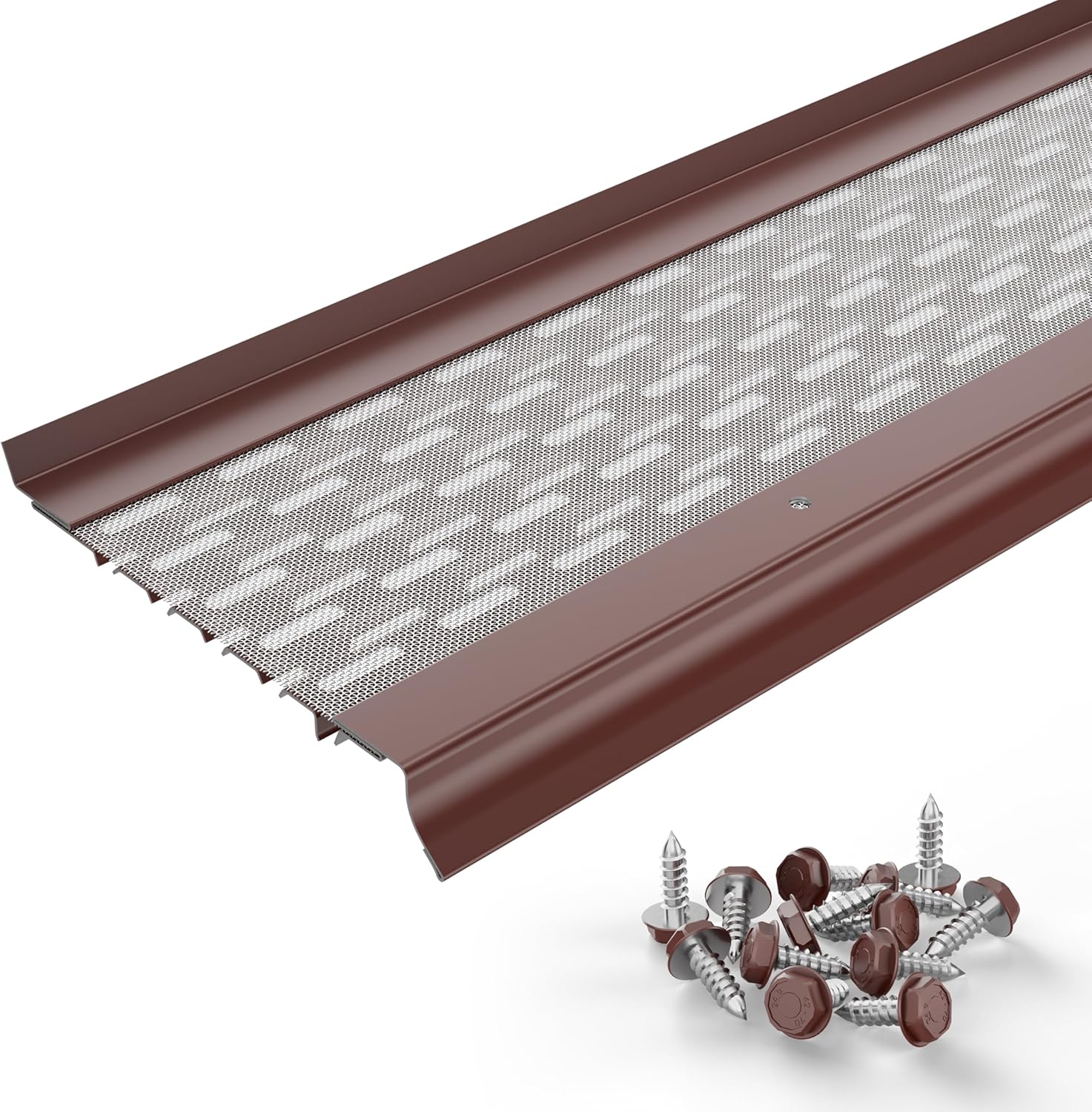 Micromesh Gutter Guards for Leaf Protection, 50 Feet Long