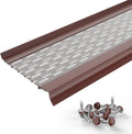 Micromesh 5 in Gutter Guards 25 ft Scotch Red - Stainless Steel Mesh