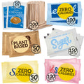 Assorted Sugar Variety Pack & Powder Creamer Packets 600 Count - Bulk