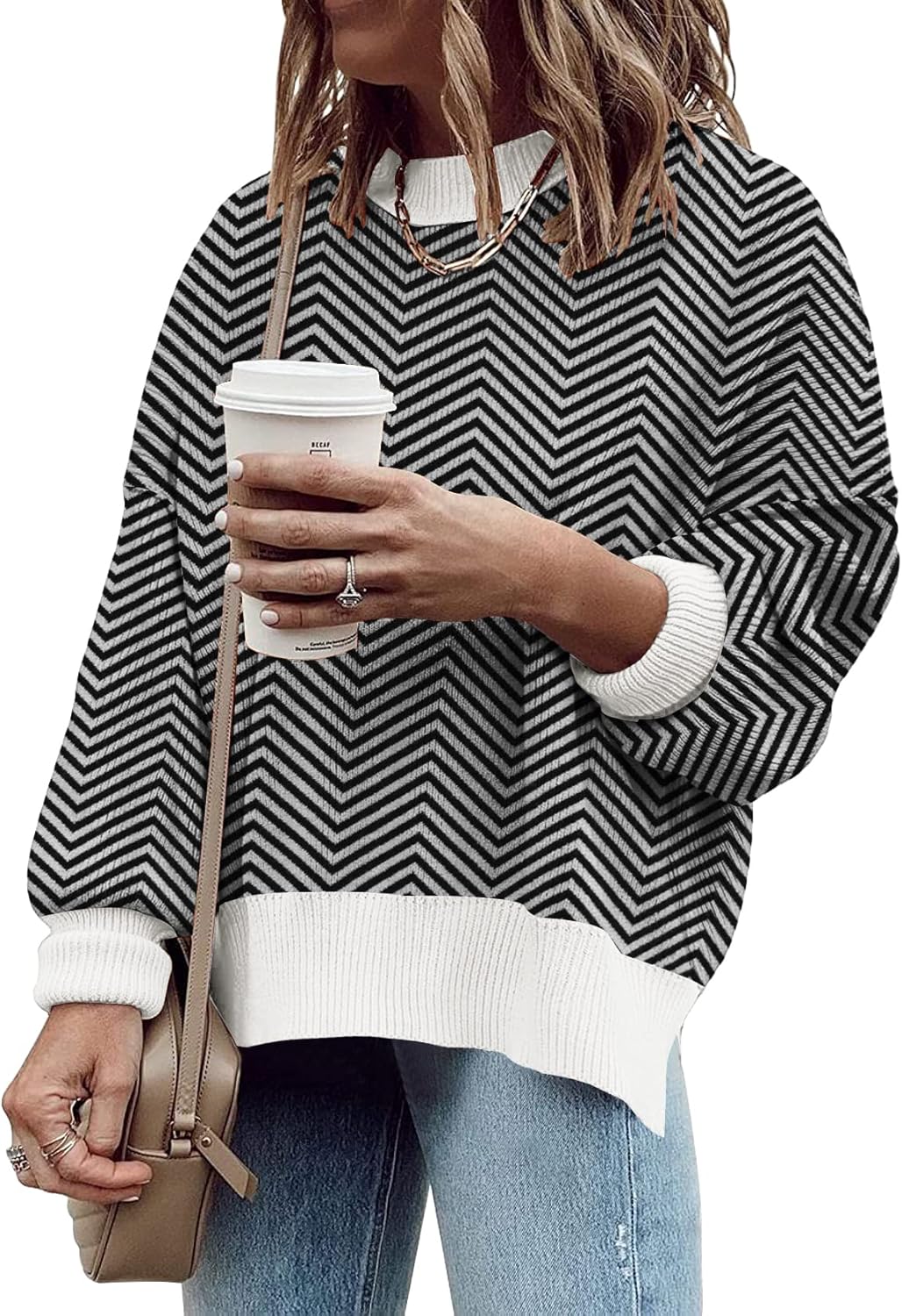ETCYY Womens Oversized Sweaters for Trendy Fall Fashion