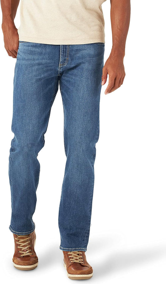 Lee Men's Extreme Motion Slim Straight Jean for Comfort and Style
