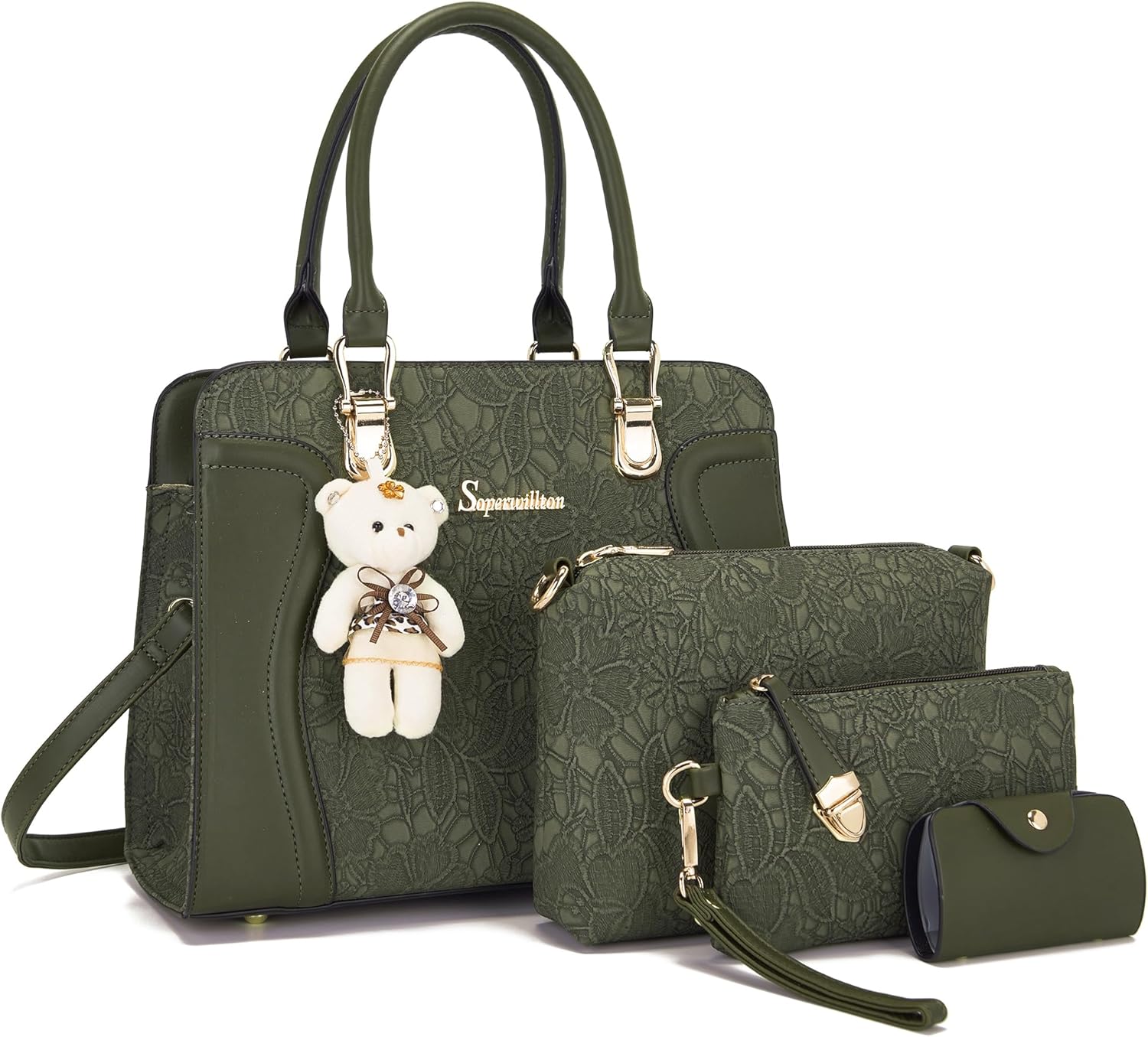 Women's Fashion Handbags Tote Bags Set for Stylish Everyday Use