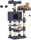 Feandrea Cat Tree 44.1-in Multi-Level Cat Tower - Multi-Cat Condo