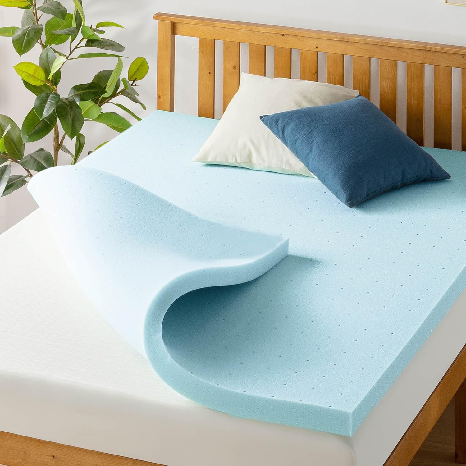 Mellow 2.5 Inch Ventilated Memory Foam Mattress Topper Review