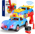 Play22 30 Pc Take Apart Racing Car Toy Set - Build, Drill & Learn