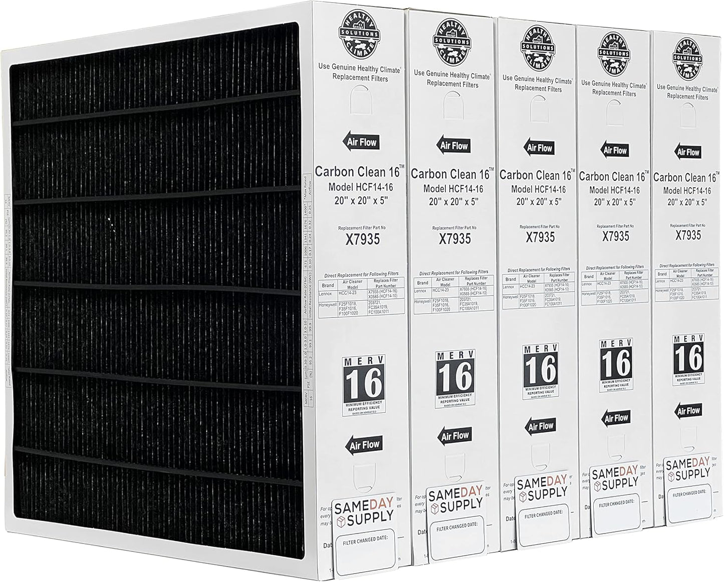 Lennox Healthy Climate MERV 16 Filter Bundle with Reminder Magnet
