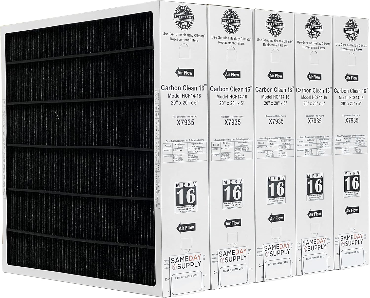 Lennox Healthy Climate MERV 16 Filter Bundle with Reminder Magnet