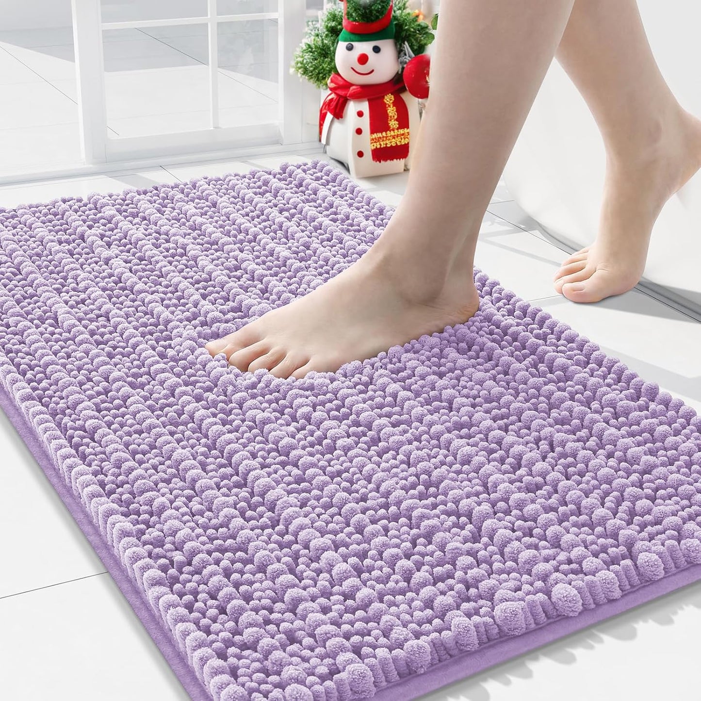Arotive Luxury Chenille Bathroom Rug Mat for Ultimate Comfort