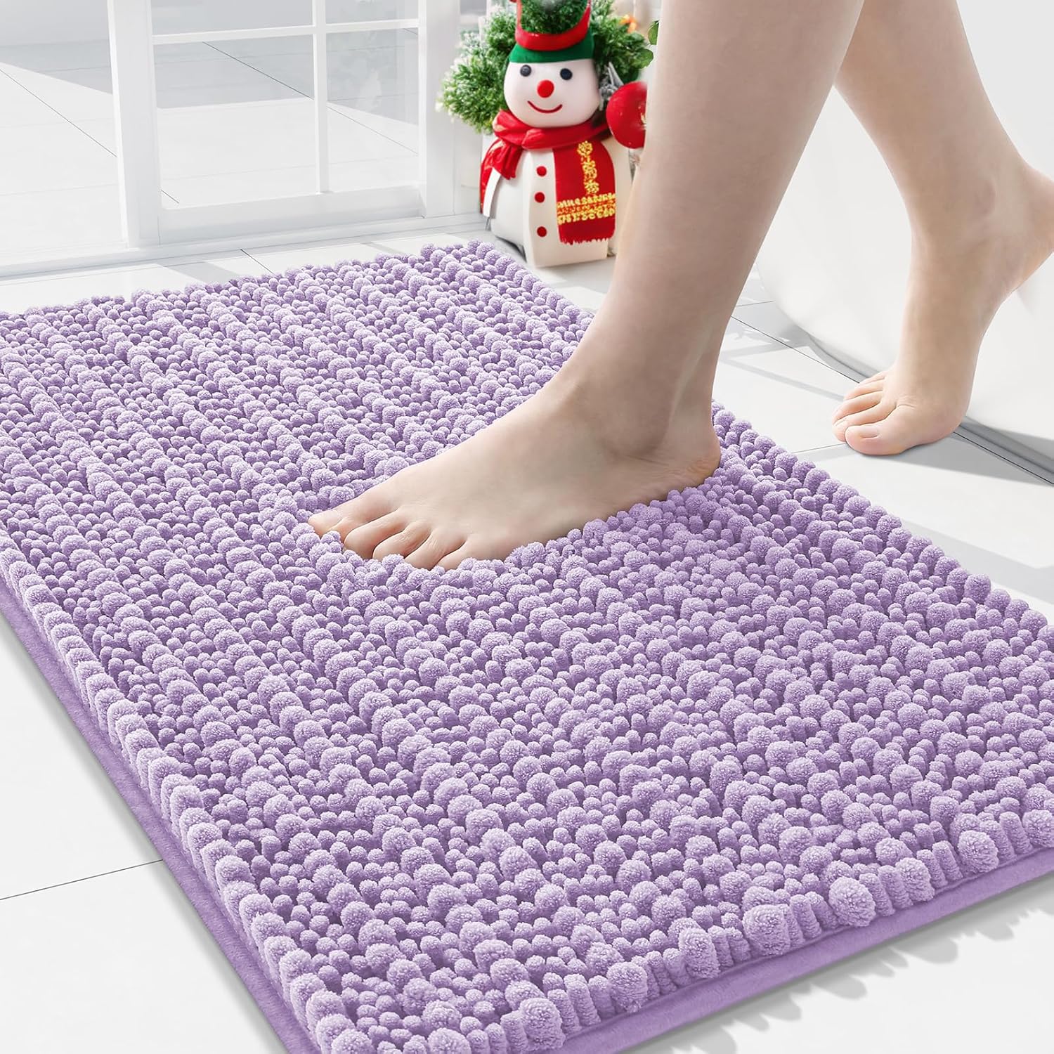 Arotive Luxury Chenille Bathroom Rug Mat for Ultimate Comfort