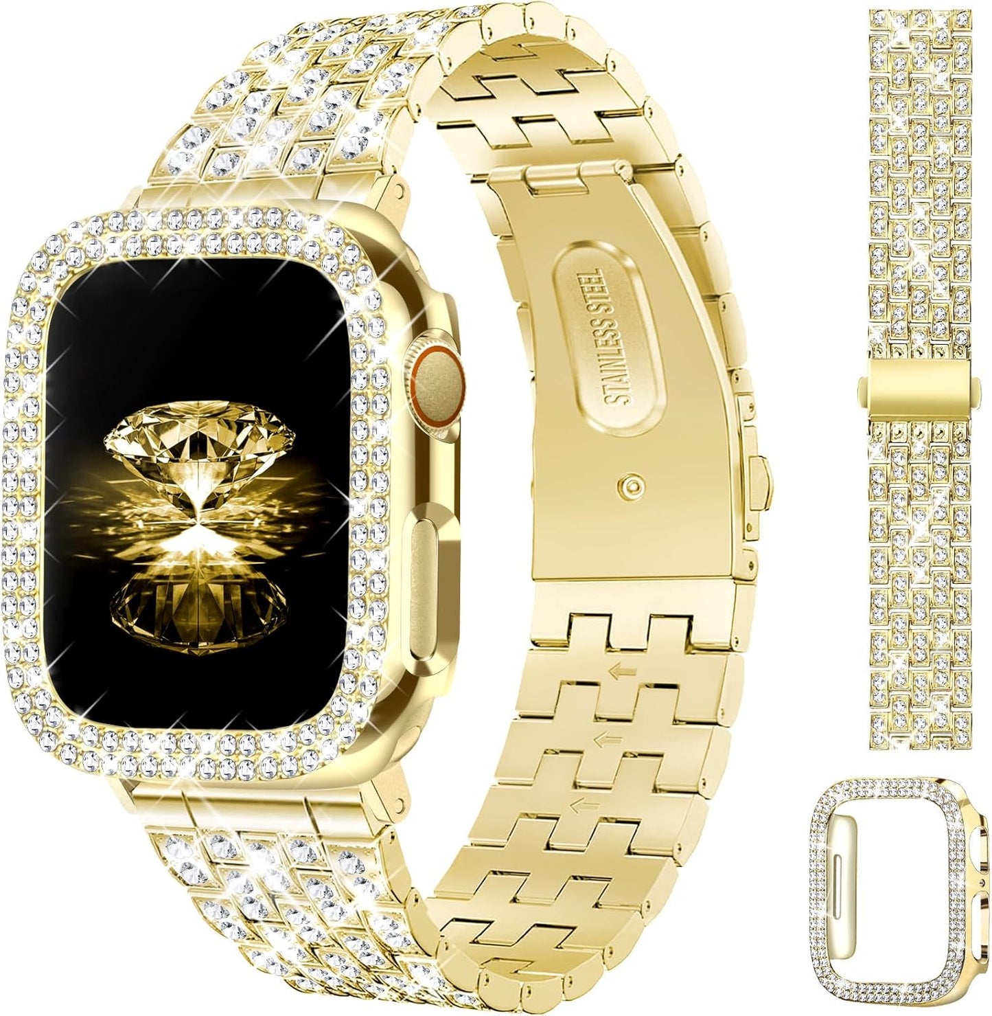 Luxury Diamond Apple Watch Bands for Women