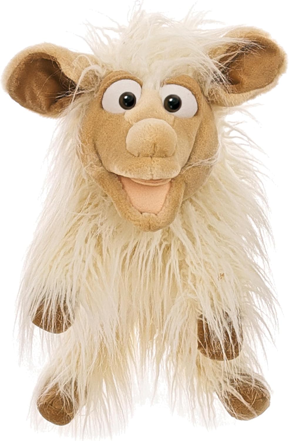 Living Puppets 18-Inch Plush White Lamb Hand Puppet for Kids