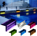 Solar Pool Lights Color Changing Waterproof Step Lights - Bright