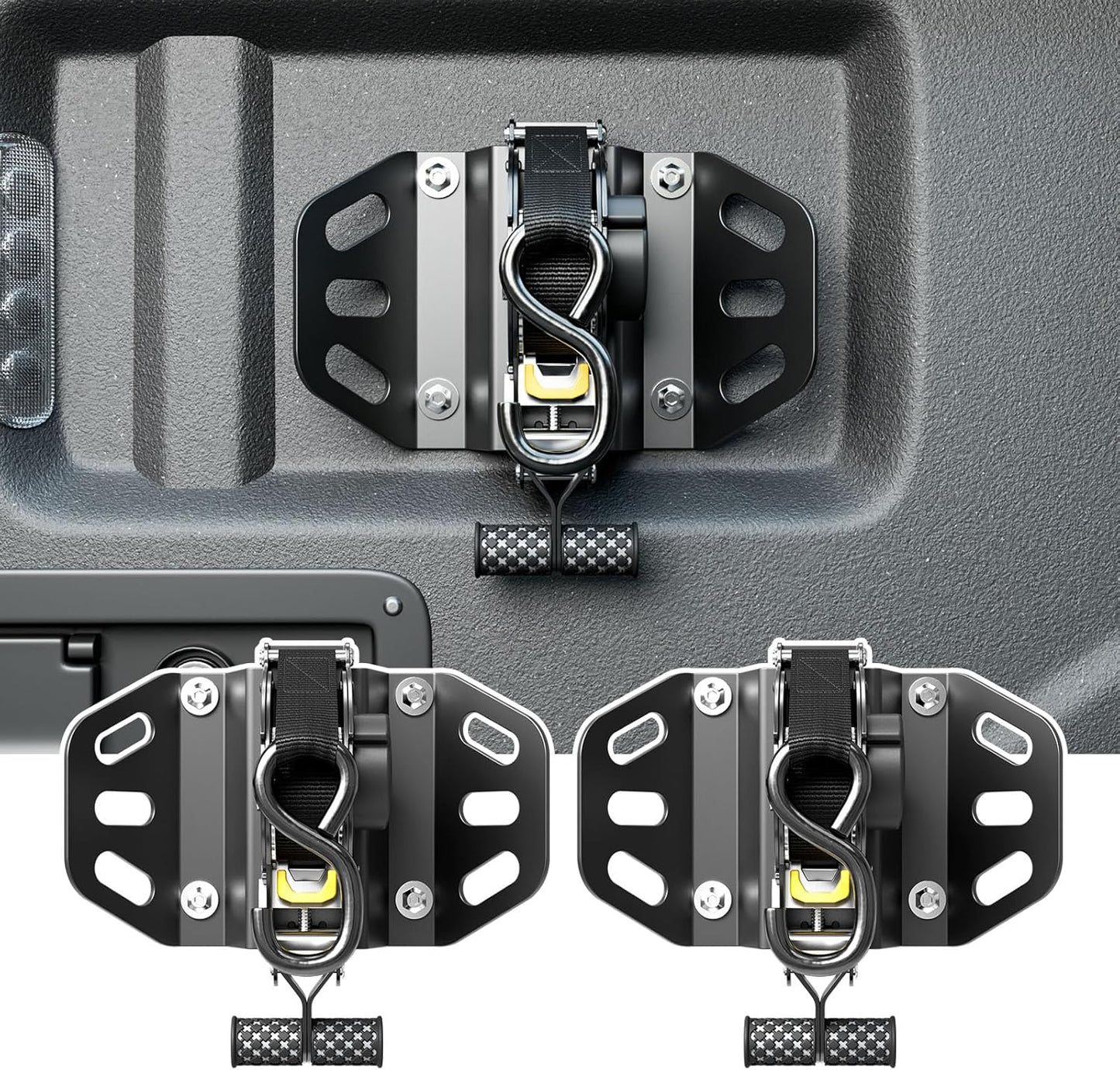 Retractable Ratchet Straps for 2015-2025 Ford F150 Trucks