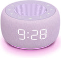 Buffbee Sound Machine & Alarm Clock 2-in-1 - Dimmable Clock Face