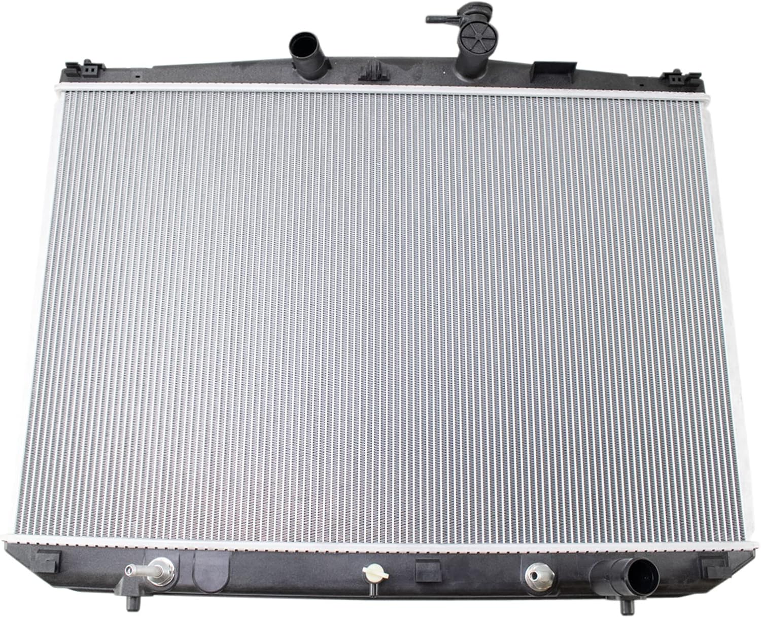 TRQ Radiator Assembly Aluminum Core with Transmission Oil Cooler
