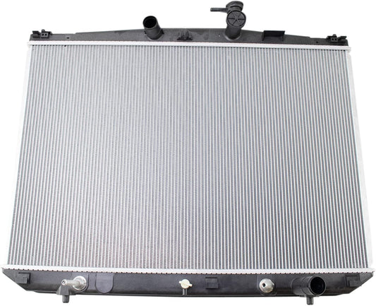 TRQ Radiator Assembly Aluminum Core with Transmission Oil Cooler