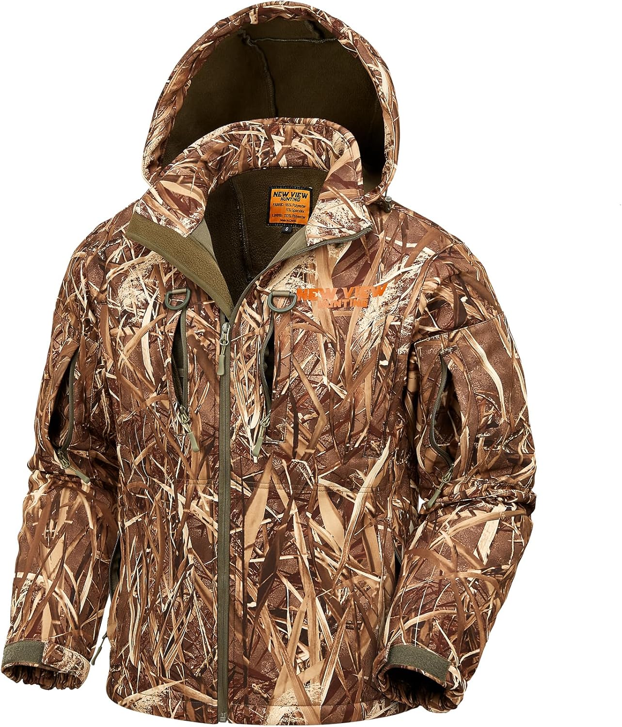 Camo Hunting Jackets for Men - Warm Fleece Lined Jacket