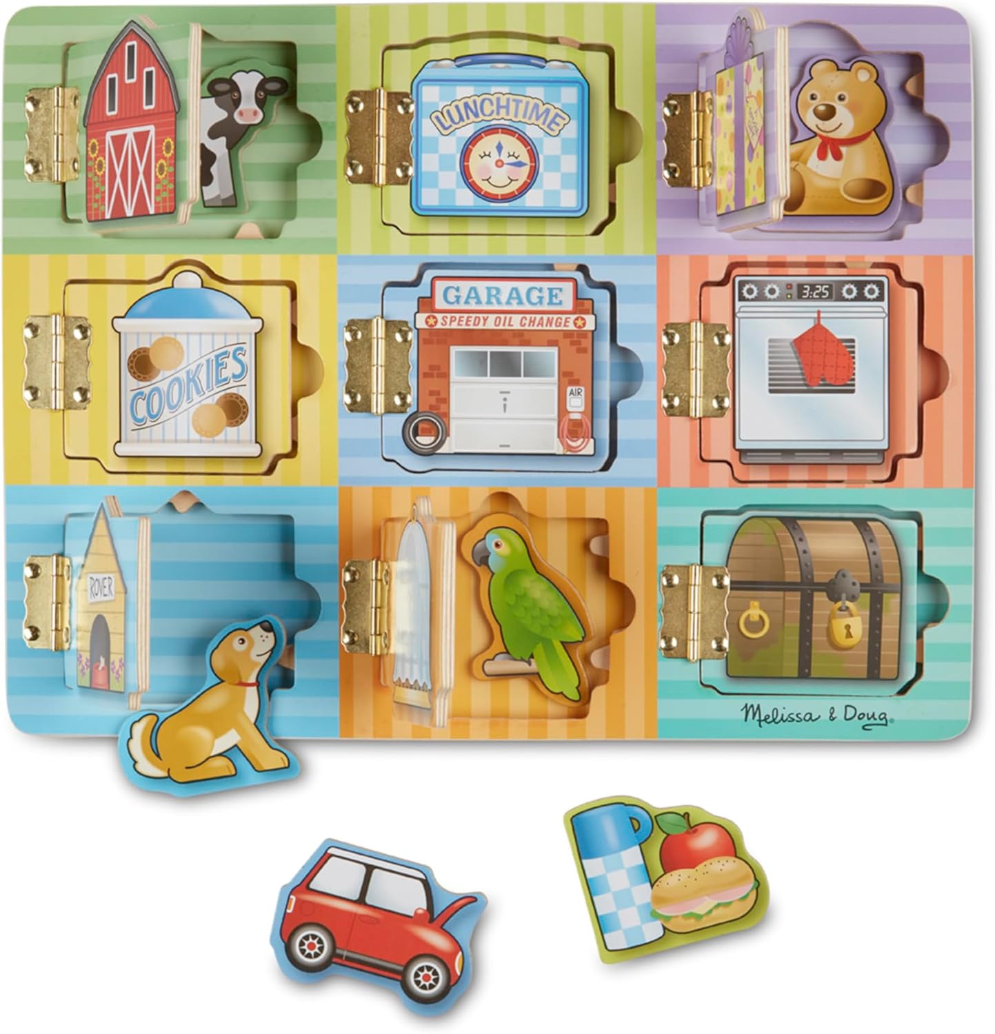 Interactive Melissa & Doug Wooden Activity Board