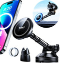 Magnetic Phone Holder for Car - Secure MagSafe Dashboard Mount