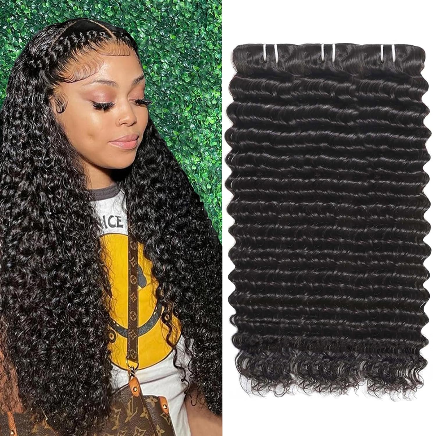 12A Deep Wave Human Hair Bundles for Stunning Styles