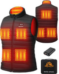 Men's Heated Vest with 20000mAh Battery Pack - Long-Run Warmth
