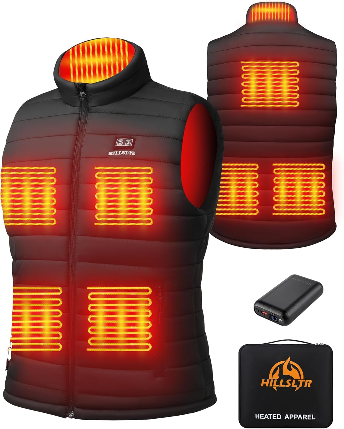 Men's Heated Vest with 20000mAh Battery for Outdoor Activities