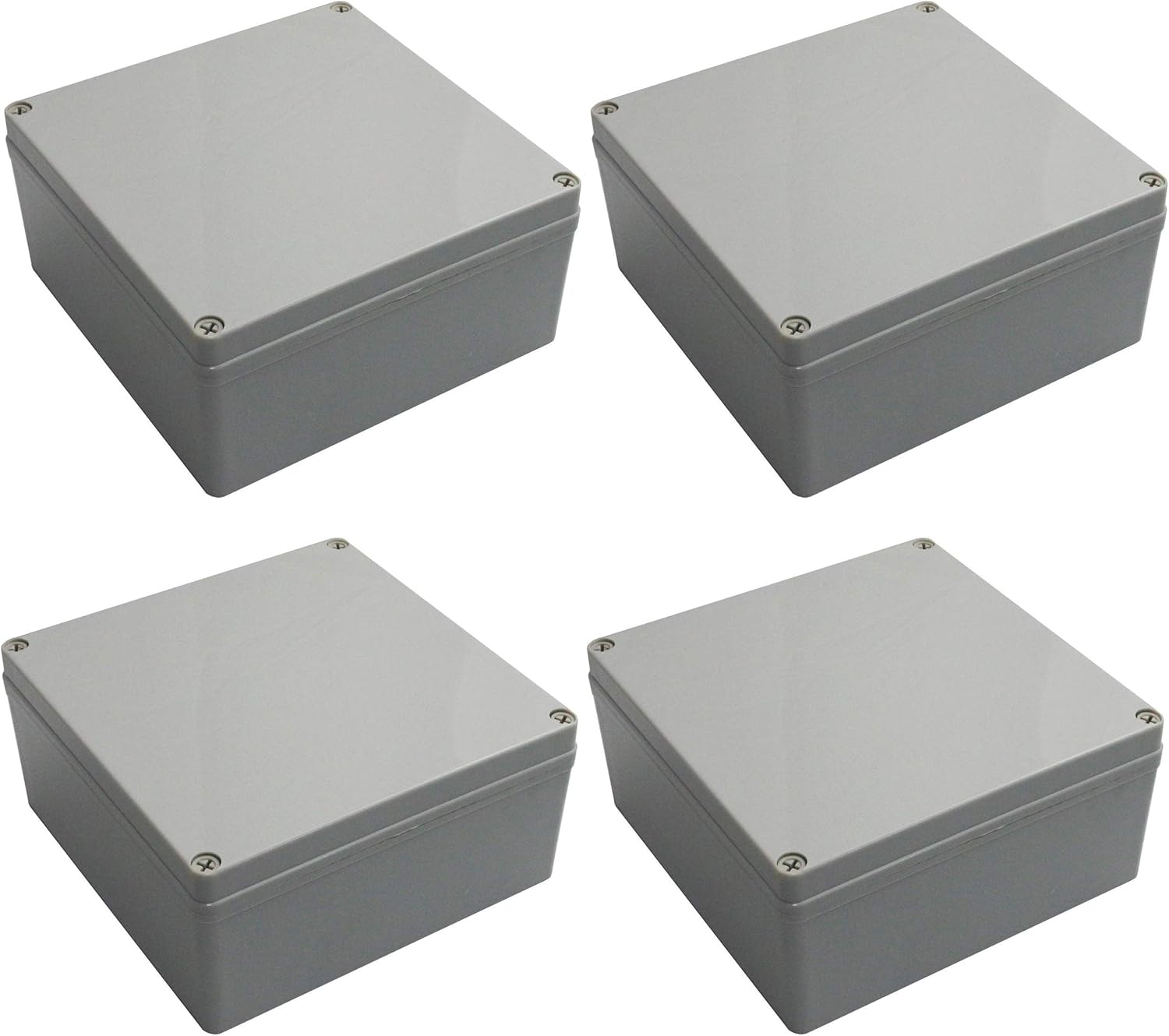 8in x 8in x 4in Weather & Dust Proof Junction Conduit Box 4 PACK