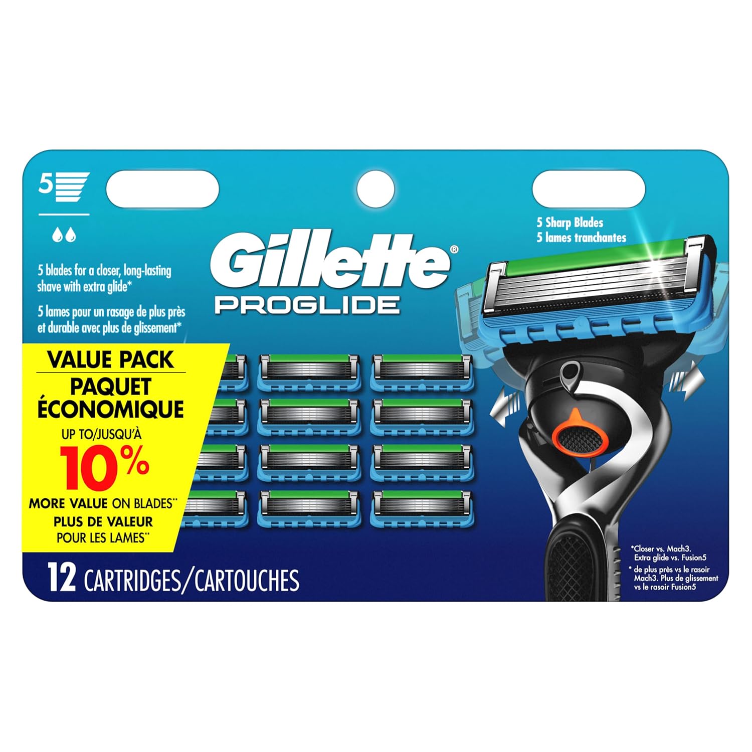 Gillette Fusion5 ProGlide Men's Razor Blade Refills for Smooth Shaves