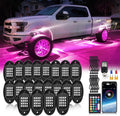 20Pods Segmented RGB LED Rock Lights Kit with APP/RF Remote