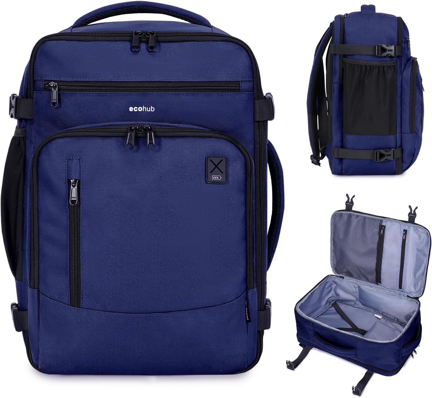 ECOHUB 17 Small Travel Backpack for United Airlines Travel
