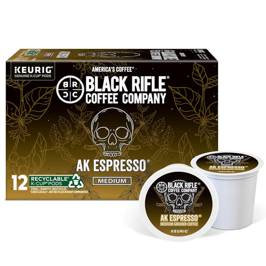 AK Espresso K Cups, 12 Pods - Bold Energy