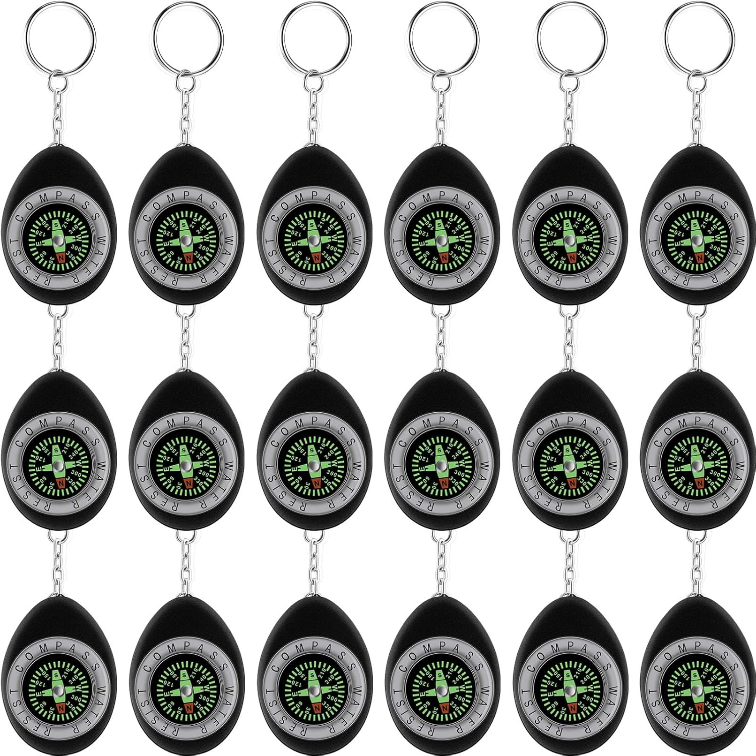 Pocket-Sized Survival Compass Set - 18 Pcs