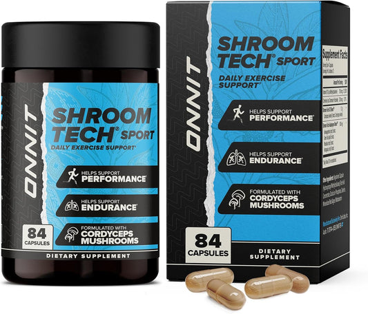 ONNIT Shroom Tech Sport Capsules for Daily Energy Support