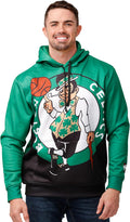 FOCO Men's NBA Team Logo Fashion Long Sleeve Pullover Hoodie - Clean