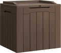 Flamaker 31 Gallon Waterproof Resin Deck Box for Outdoor Storage