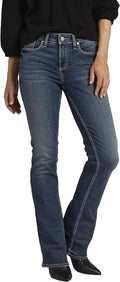 Women's Suki Mid Rise Bootcut Jeans by Silver Jeans Co. for Comfort