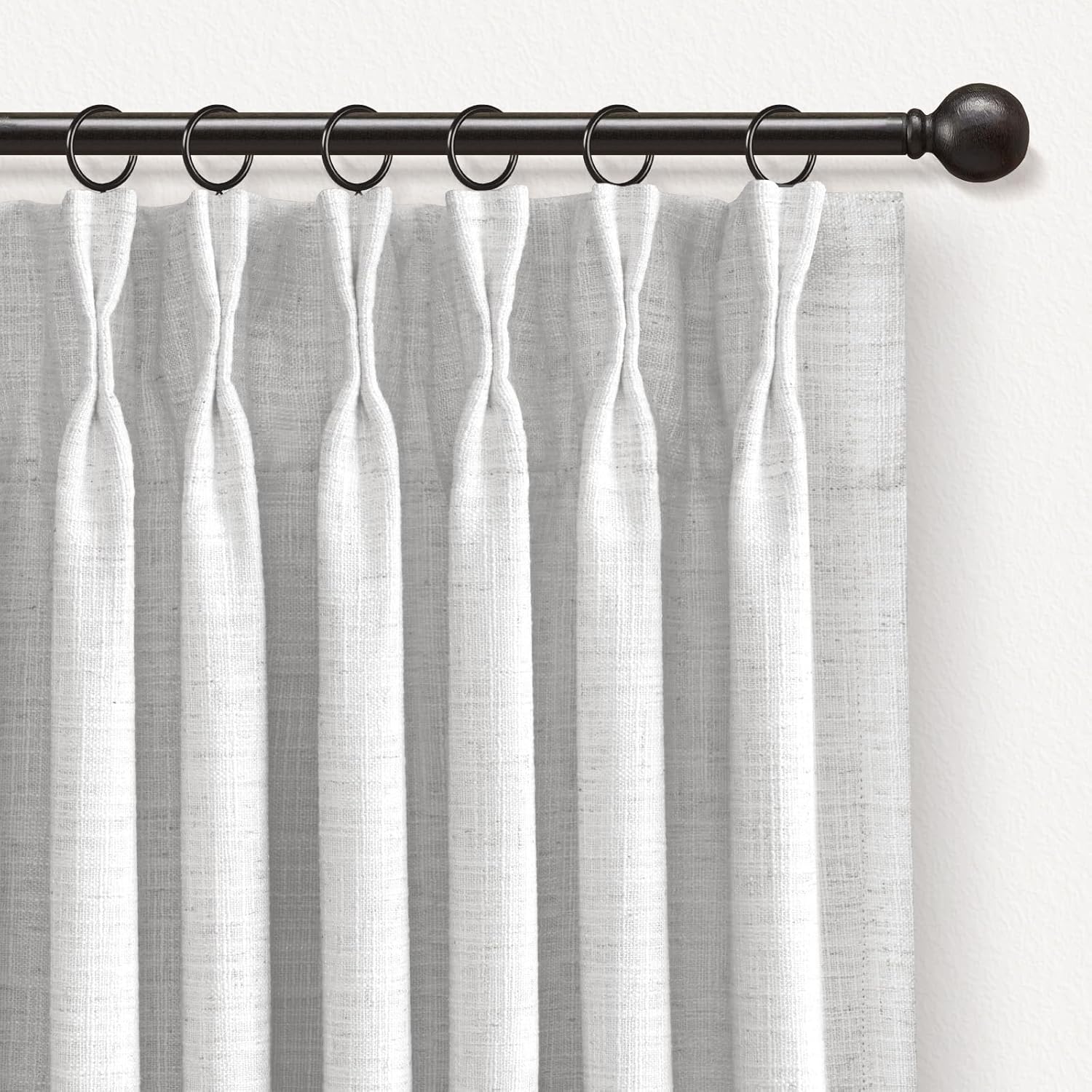 INOVADAY Pinch Pleated Curtains for Bedroom and Living Room