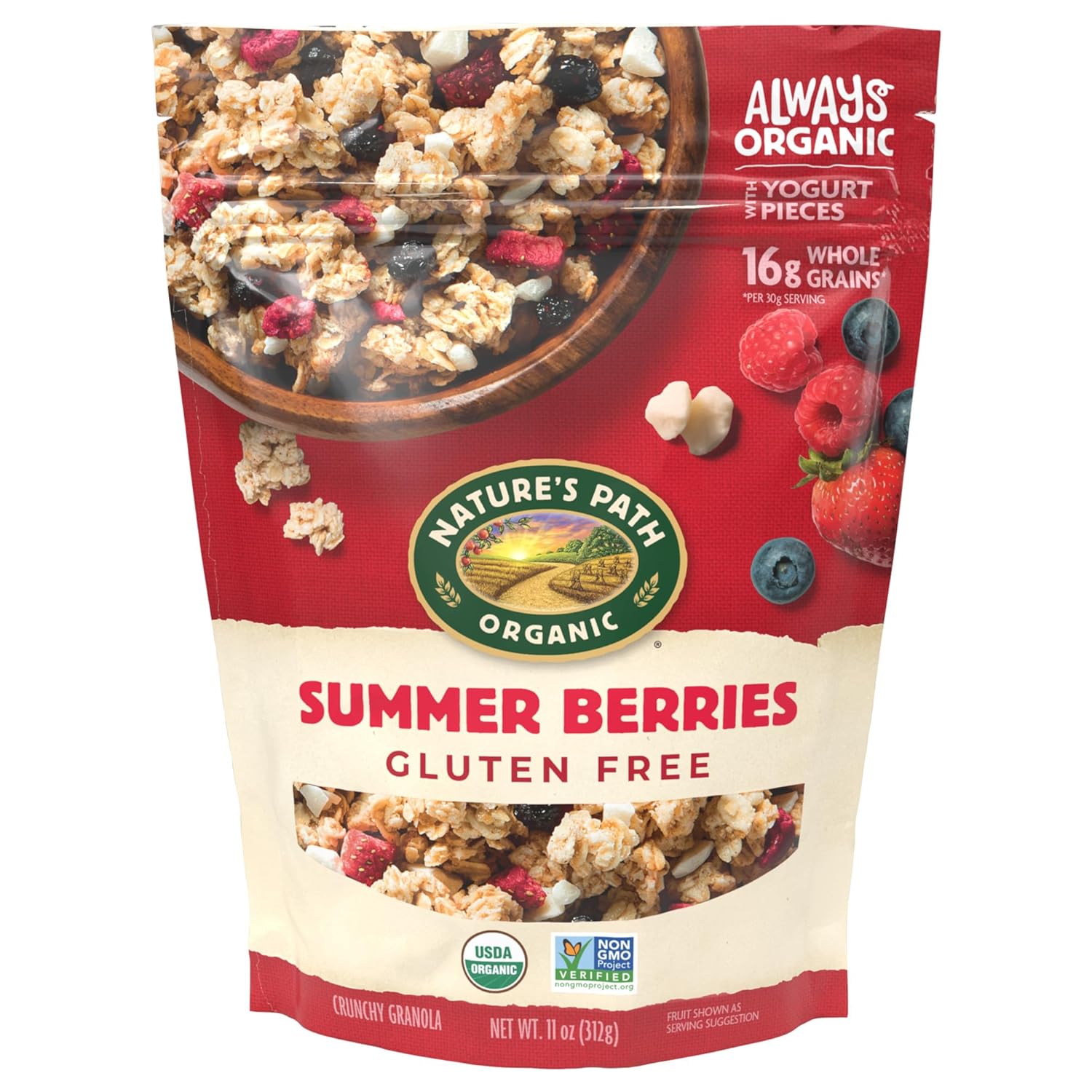 Nature's Path Organic Summer Berries Granola - Gluten Free Delight